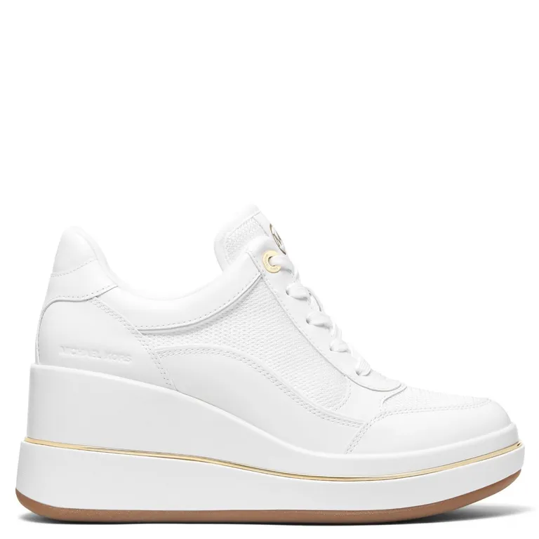 Zapatilla Urbana Mujer Cuero Blanco