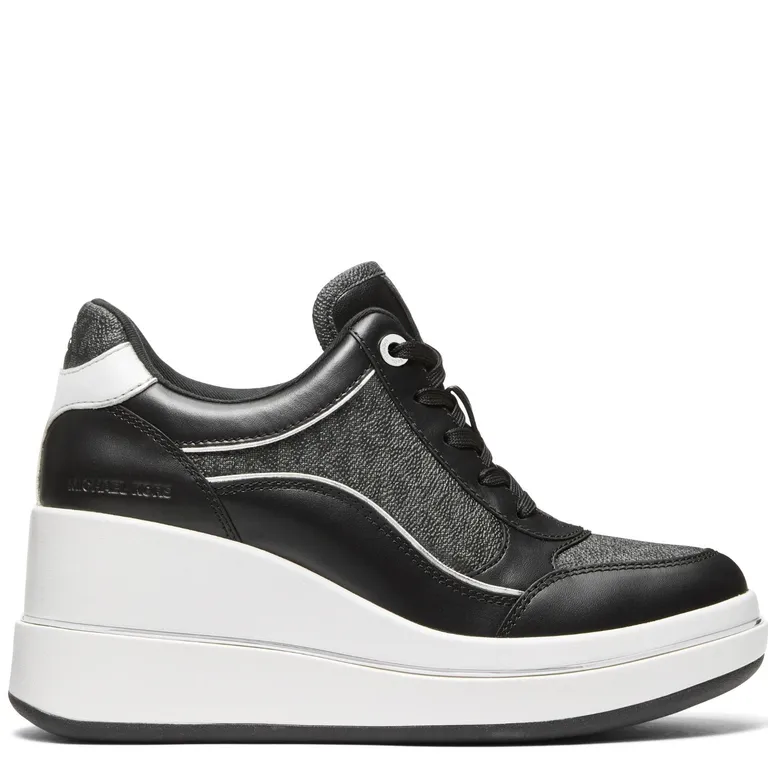 Zapatilla Urbana Mujer Cuero Negro