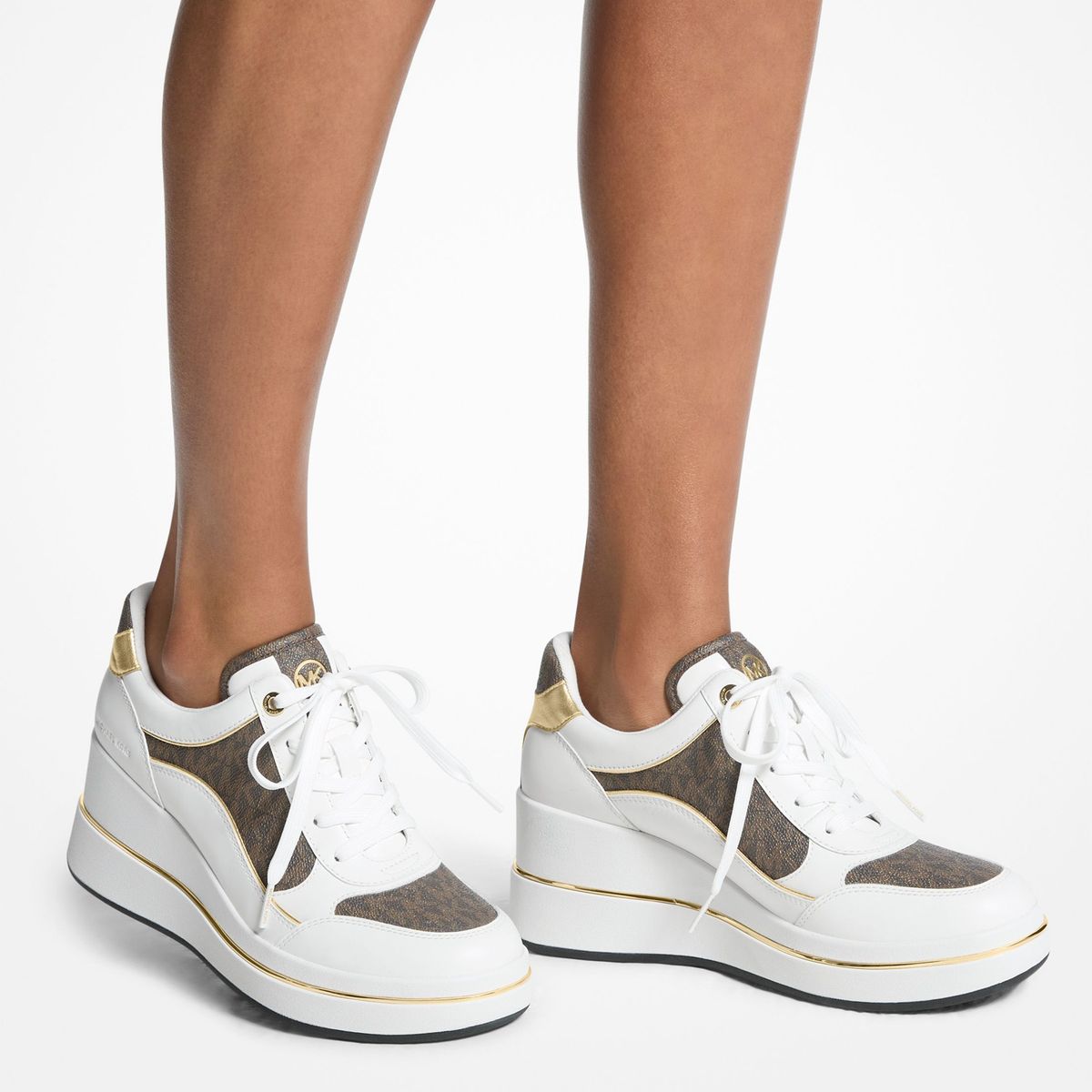 MICHAEL KORS - Zapatilla Urbana Mujer Cuero Café Michael Kors