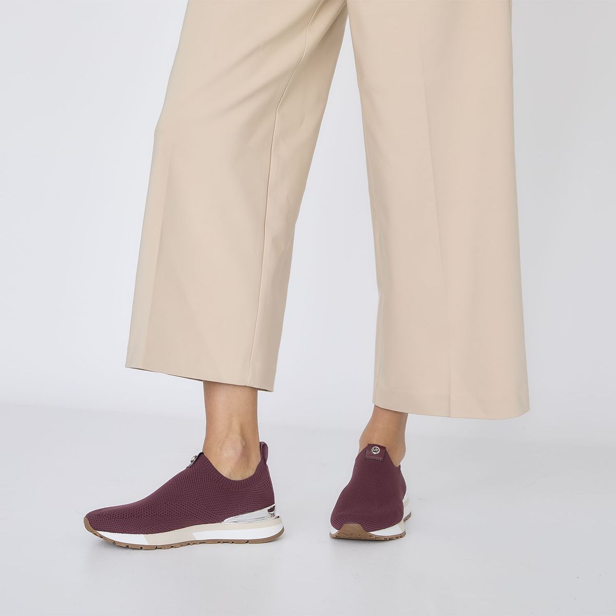 MICHAEL KORS - Zapatilla Urbana Mujer Burdeo Michael Kors