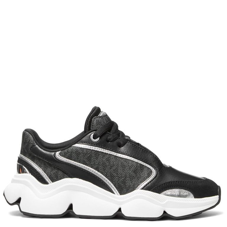 Zapatilla Urbana Mujer Cuero Negro