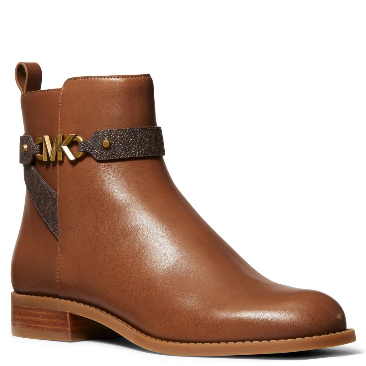 MICHAEL KORS - Botín Mujer Cuero Café Michael Kors