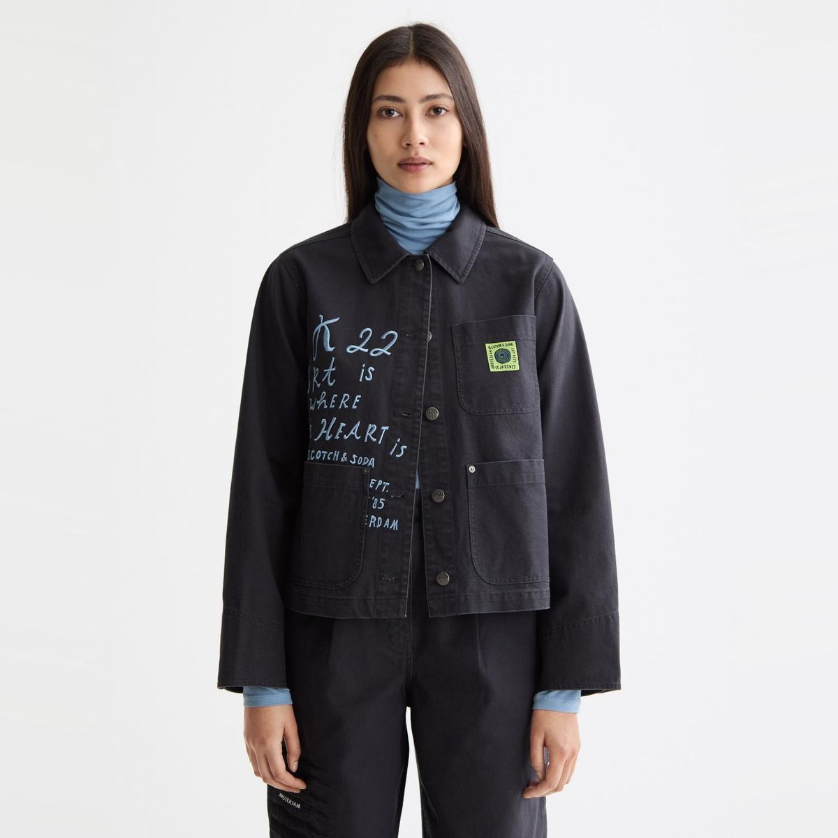 SCOTCH & SODA - Chaqueta 100% Algodón Mujer Scotchsoda