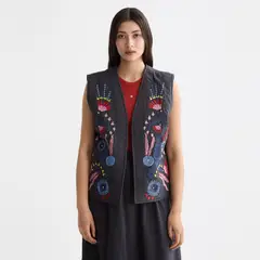 SCOTCH & SODA - Vest Estampado Algodón Mujer Scotchsoda