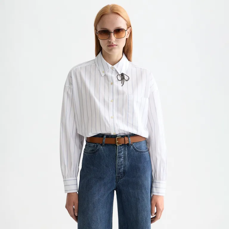 SCOTCH & SODA Blusa Manga Larga 100% Algodón Mujer Scotchsoda