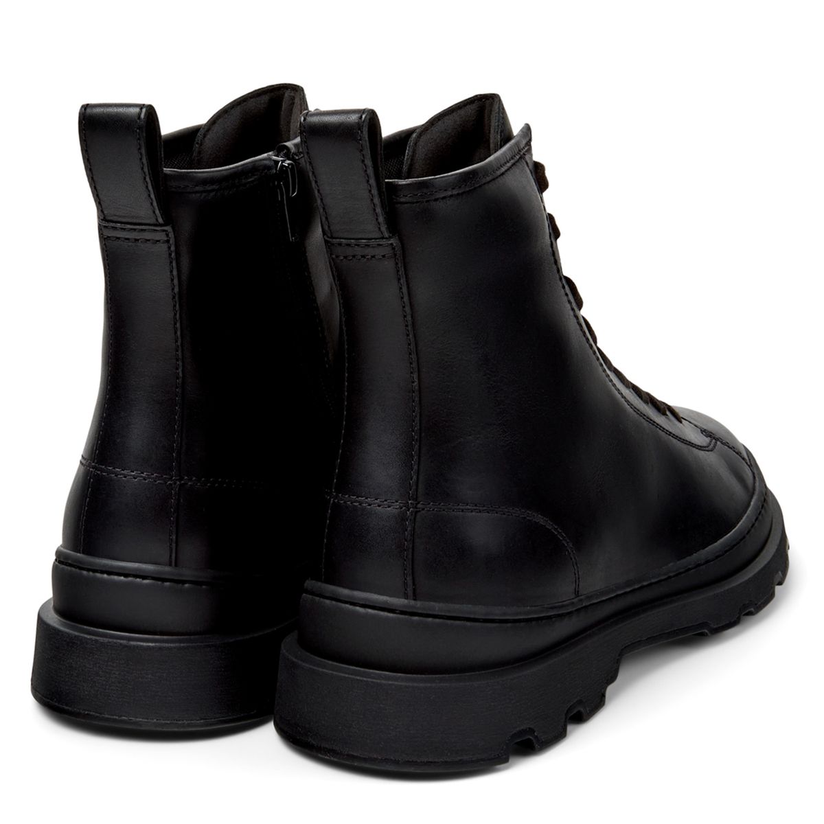 CAMPER - Botines Hombre Brutus Negro Cuero Camper