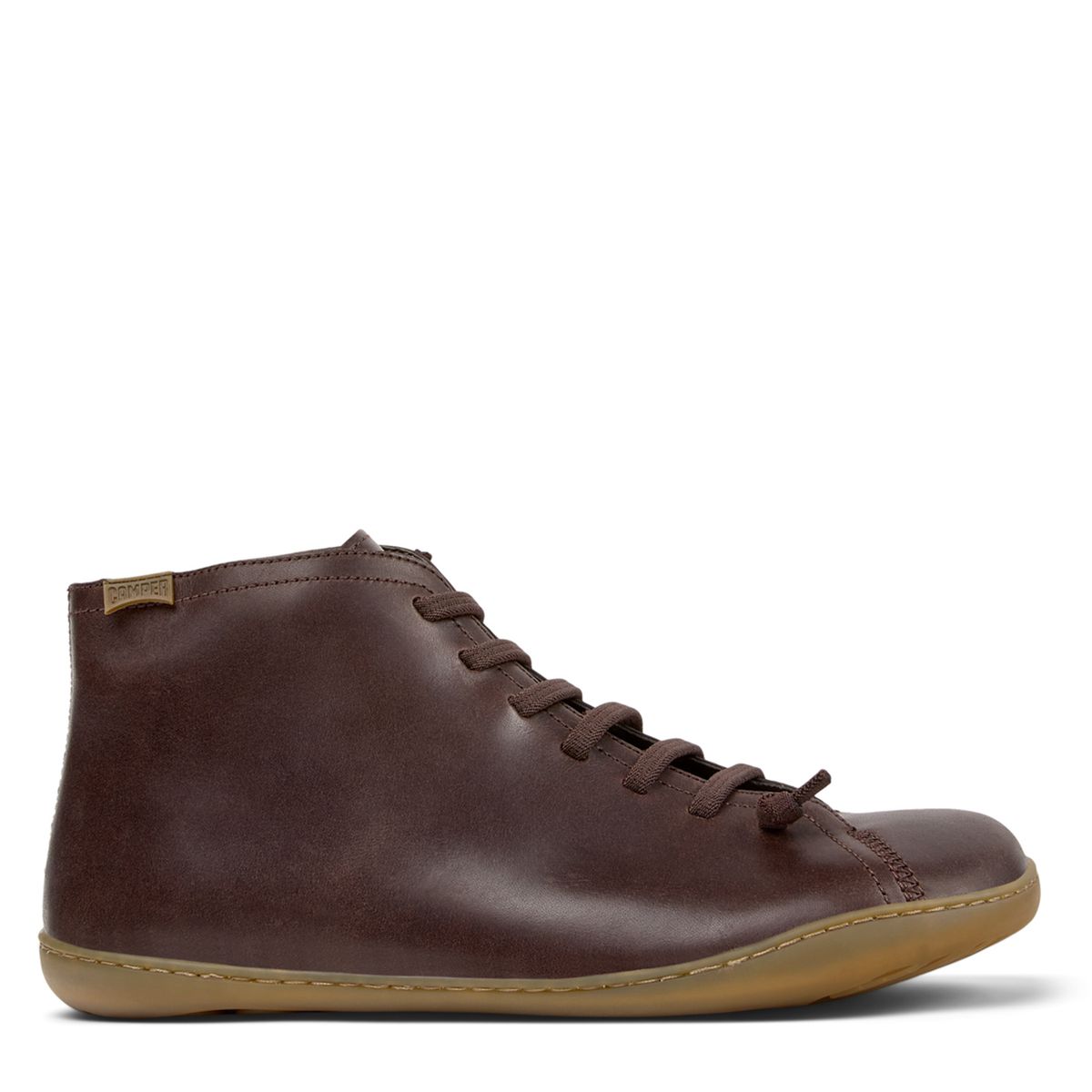 CAMPER - Bota Hombre Peu Cami Café Cuero Camper