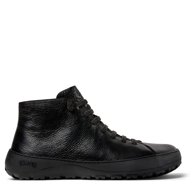 Bota Hombre Peu Serra Negro Cuero