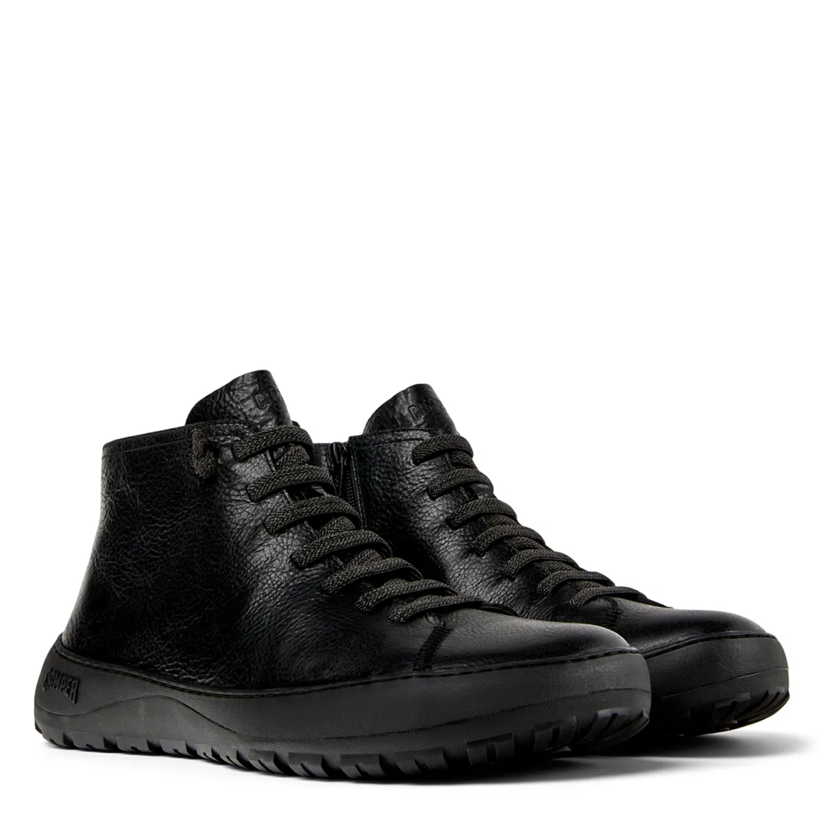 CAMPER - Bota Hombre Peu Serra Negro Cuero Camper