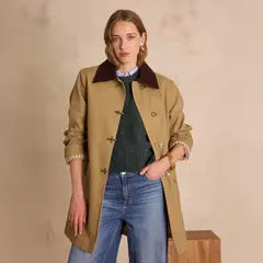 MAISON 123 - Abrigo 100% Algodón Mujer