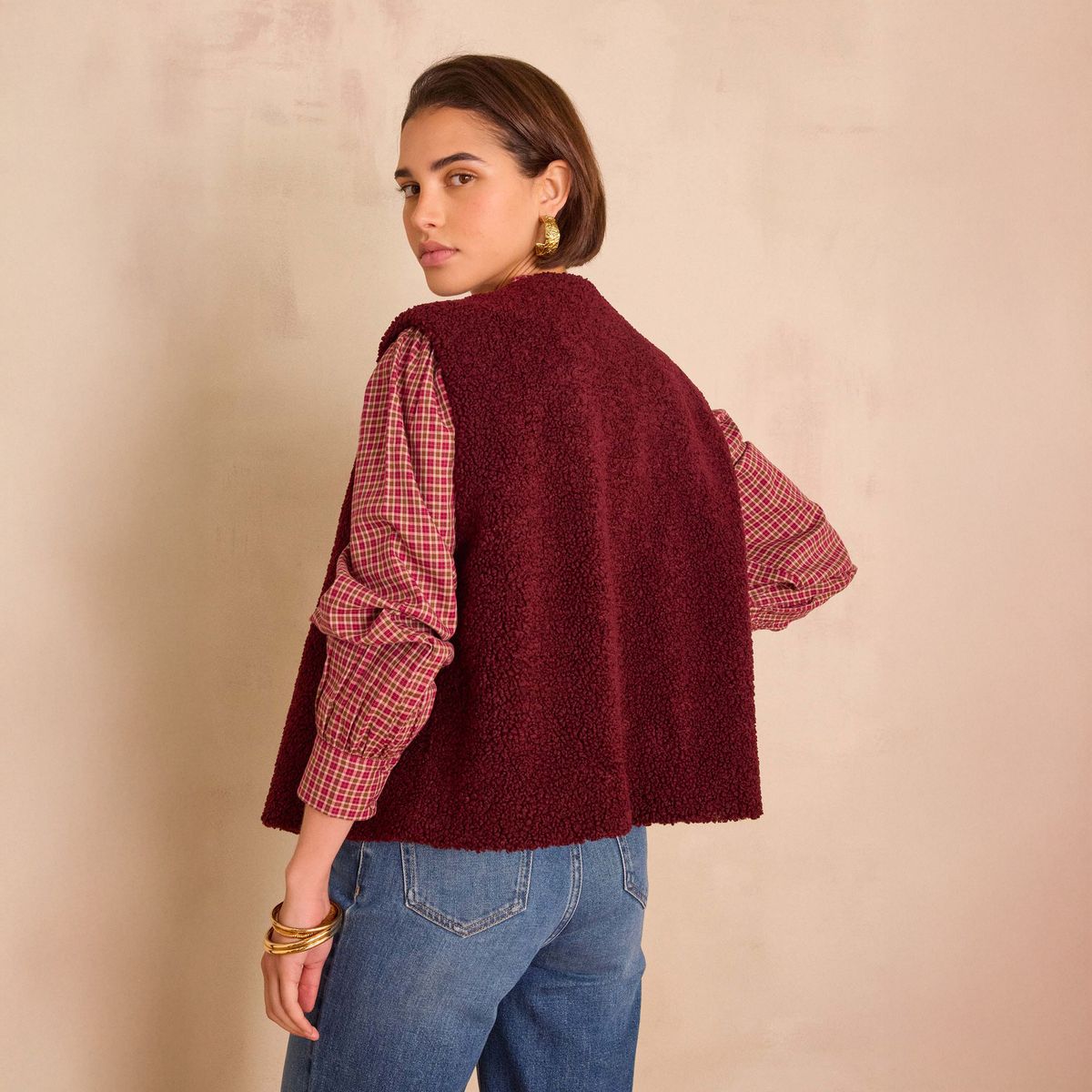 MAISON 123 - Chaleco sin Mangas Mujer Maison 123