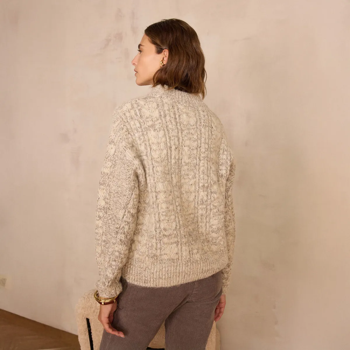 MAISON 123 - Sweater Jacquard Mujer Maison 123