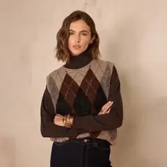 MAISON 123 - Sweater sin Mangas Mujer