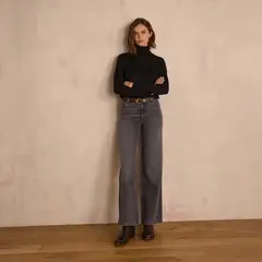 MAISON 123 - Jeans Wide Leg Mujer