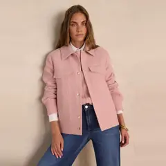 MAISON 123 - Chaqueta Botones Lana Mujer