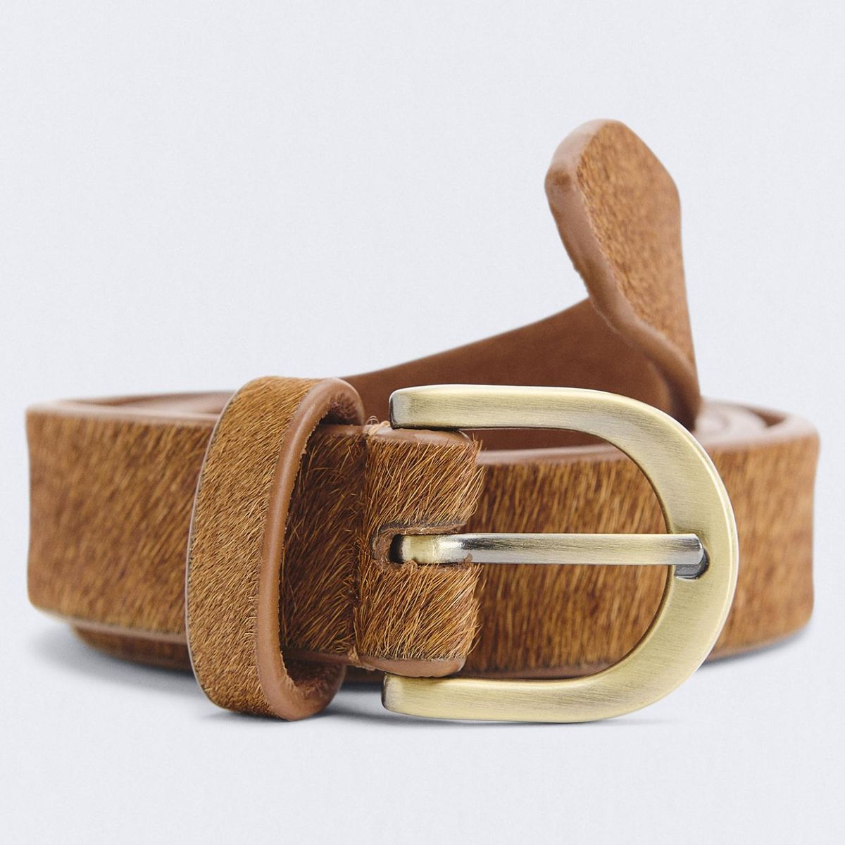 ESEOESE - Cinturón Fur Cuero Mujer Eseoese