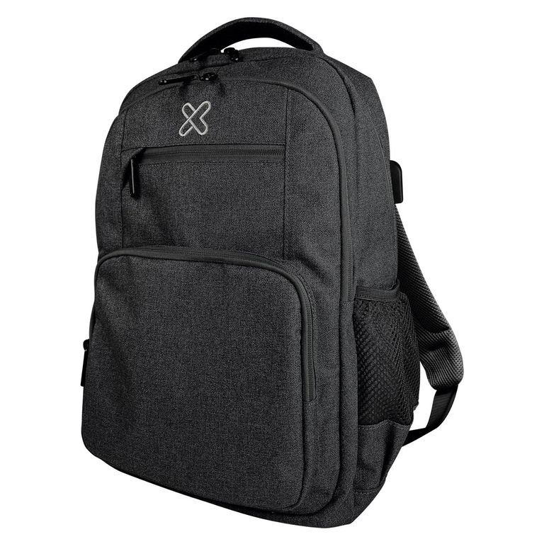 Mochila 15 6 Grafito Usb Portatil Klip Xtrem