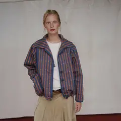 HIMBA - Chaqueta Bomber Rayas 100% Algodón Mujer