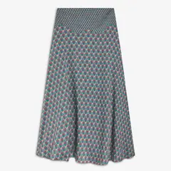 HIMBA - Falda Larga Liona Estampado Floral Mujer