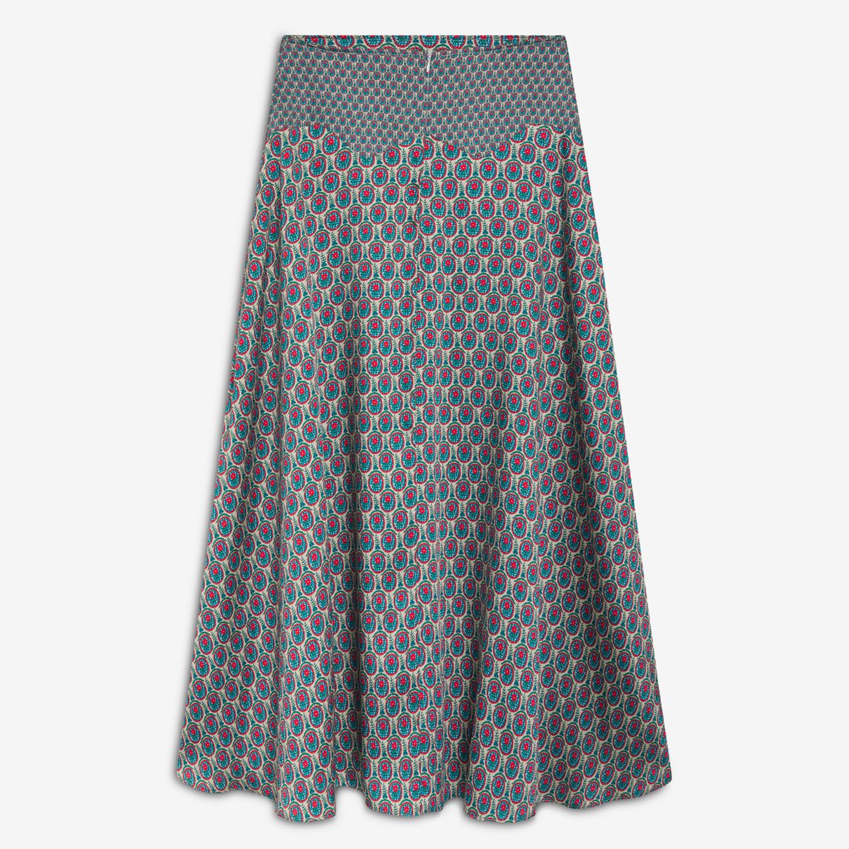 HIMBA - Falda Larga Liona Estampado Floral Mujer Himba