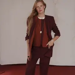 HIMBA - Blusa Whip sin Mangas Bicolor Mujer