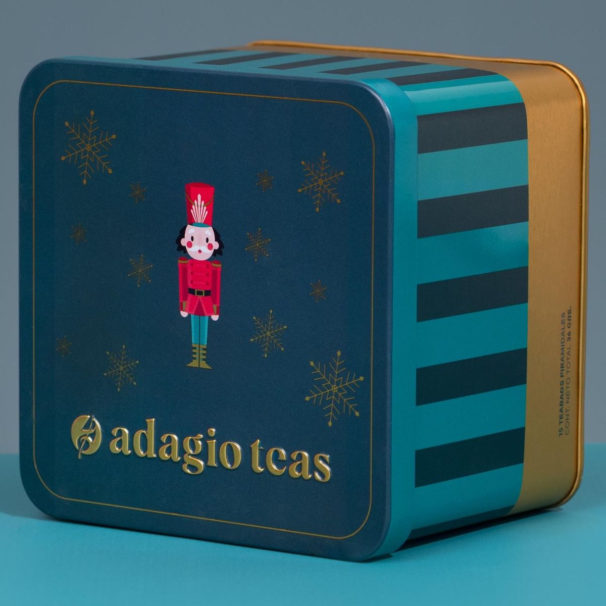 ADAGIO TEAS - Lata Té Verde Cascanueces Copo Adagio 15 Teabags Adagio Teas