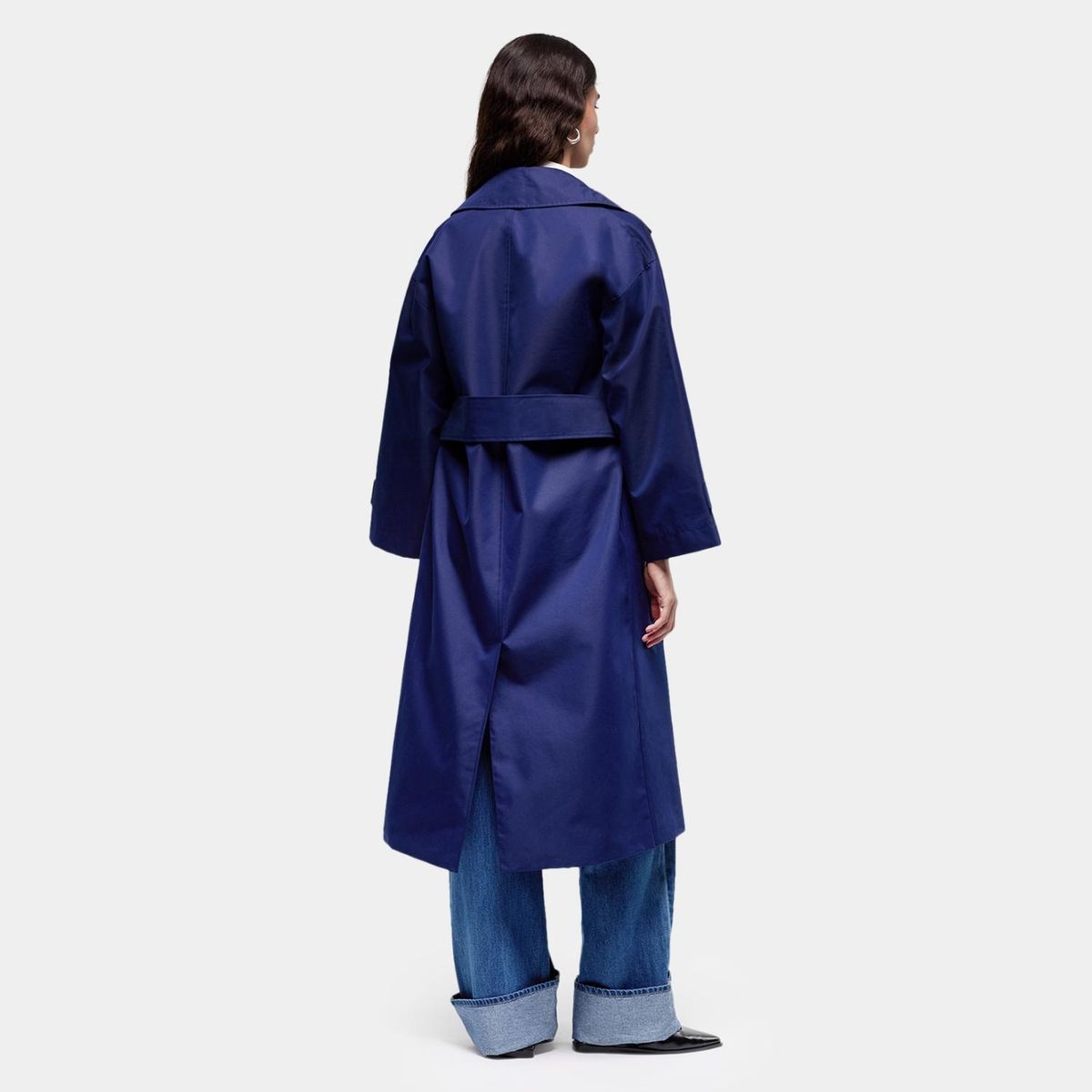 LAAGAM - Abrigo Trench Algodón Mujer Laagam