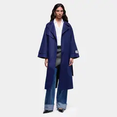 LAAGAM - Abrigo Trench Algodón Mujer