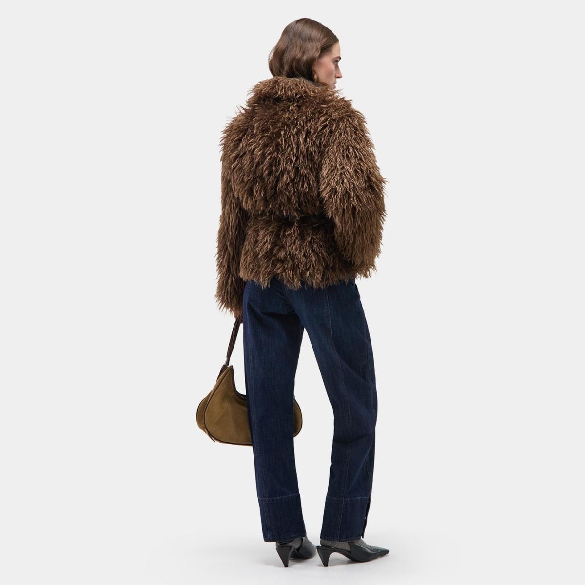 LAAGAM - Chaqueta Efecto Pelo Mujer Laagam