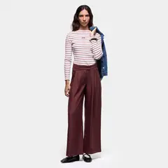 LAAGAM - Pantalón Smith Sastrero Apertura Cintura Mujer