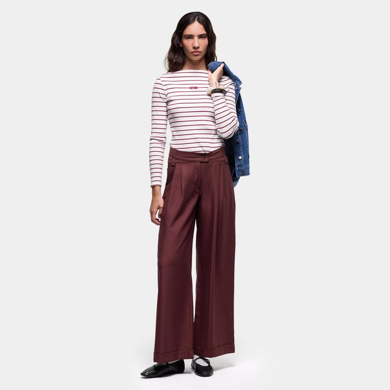 Pantalón Smith Sastrero Apertura Cintura Mujer