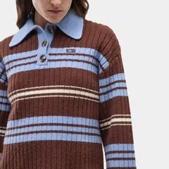 LAAGAM - Chaleco Rayas Mujer