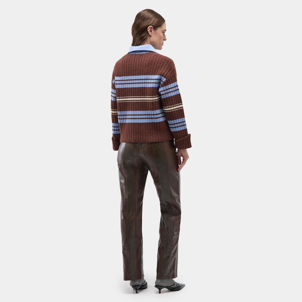 LAAGAM - Chaleco Rayas Mujer Laagam