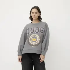 DIXIE - Polerón Estampado Algodón Mujer