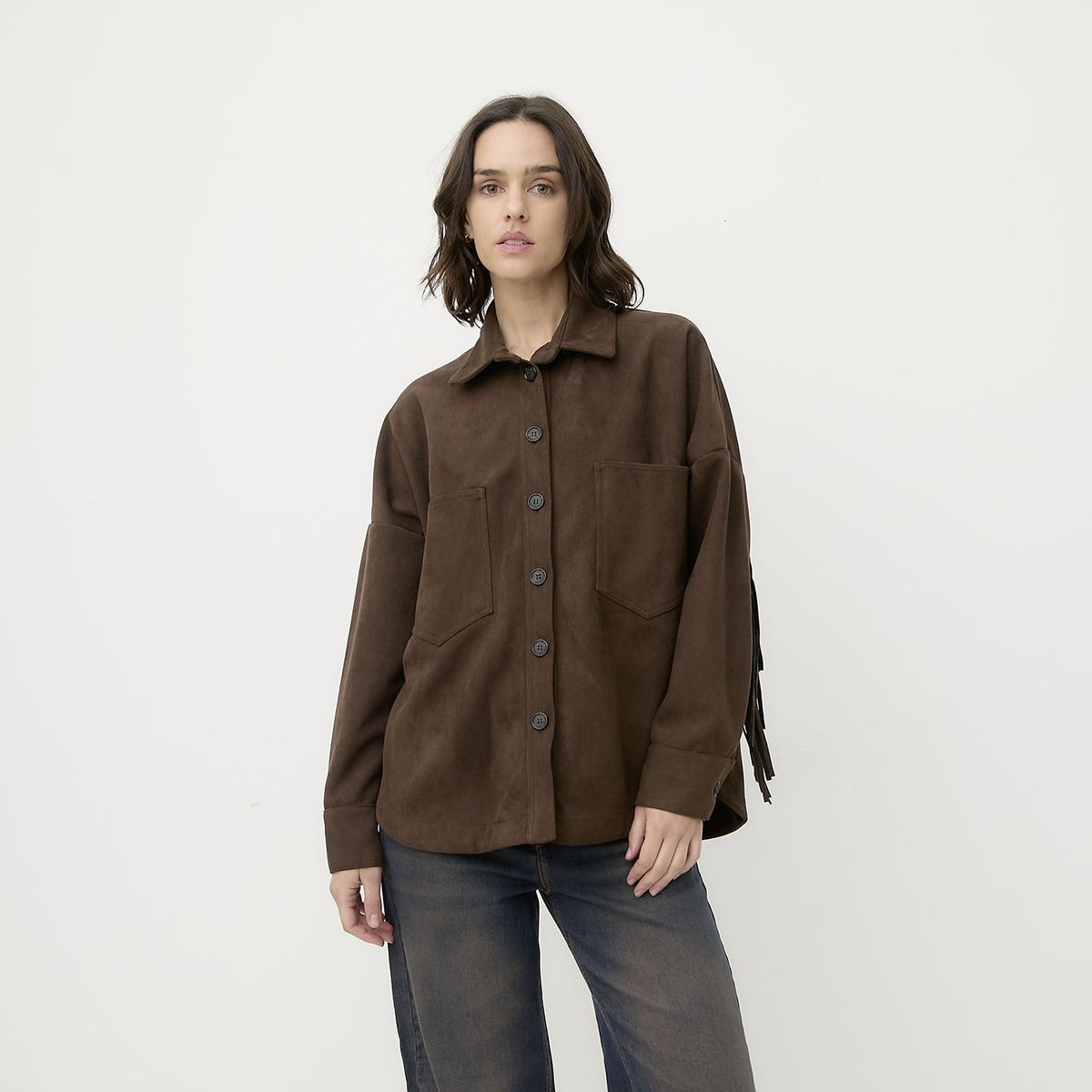 DIXIE - Chaqueta Flecos Mujer Dixie