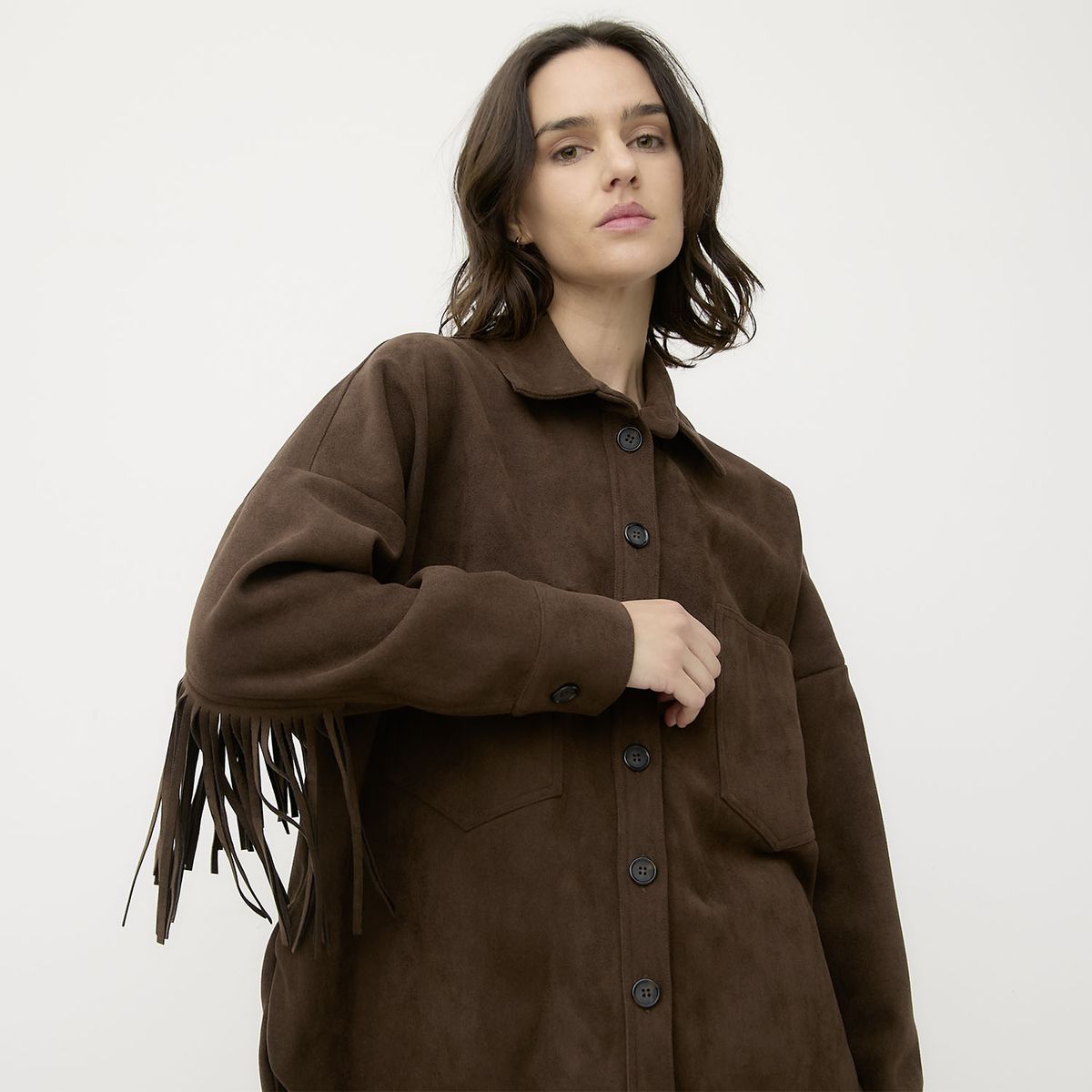 DIXIE - Chaqueta Flecos Mujer Dixie