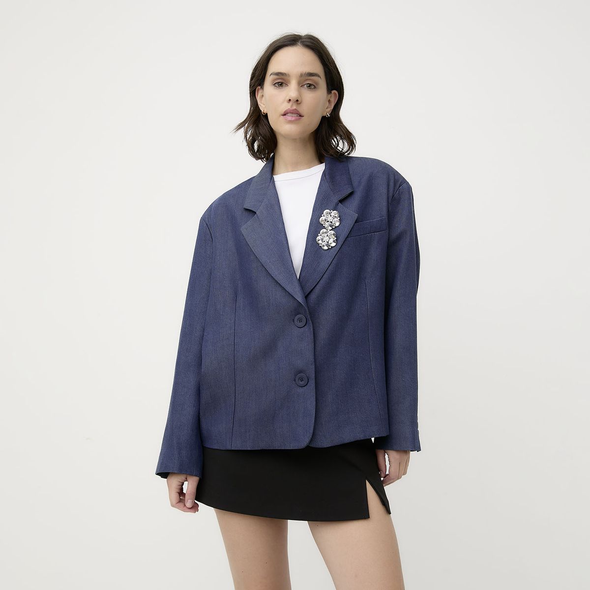 DIXIE - Blazer Detalle Flores Mujer Dixie
