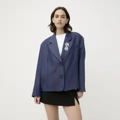 DIXIE - Blazer Detalle Flores Mujer