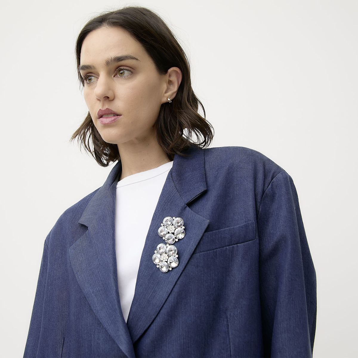 DIXIE - Blazer Detalle Flores Mujer Dixie