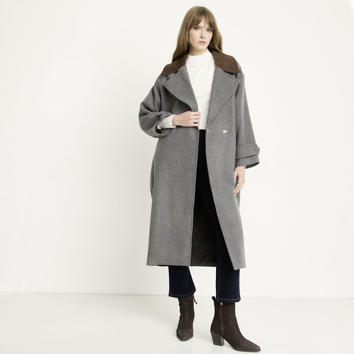 DIXIE - Abrigo Lana Mujer Dixie