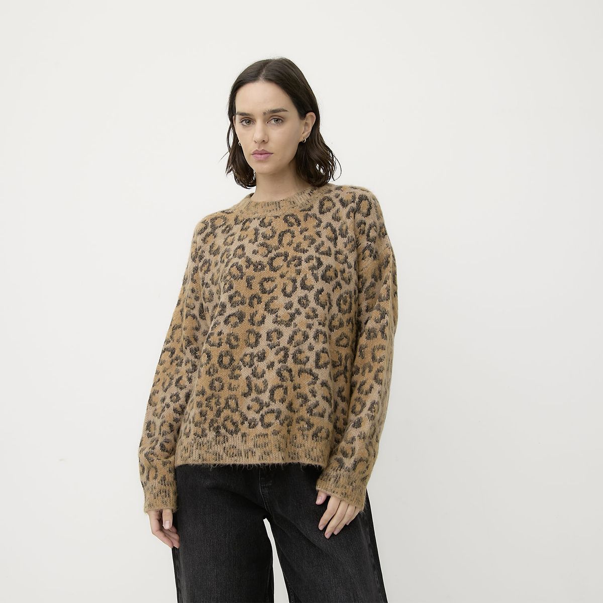 DIXIE - Sweater Estampado Animal Print Mujer Dixie