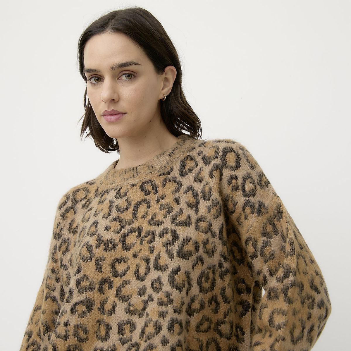 DIXIE - Sweater Estampado Animal Print Mujer Dixie