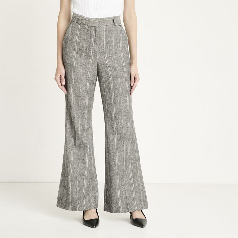 Pantalon Rayas Algodón Mujer