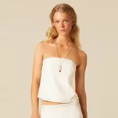 NICOLI - Top Bandeau Zigzag Mujer