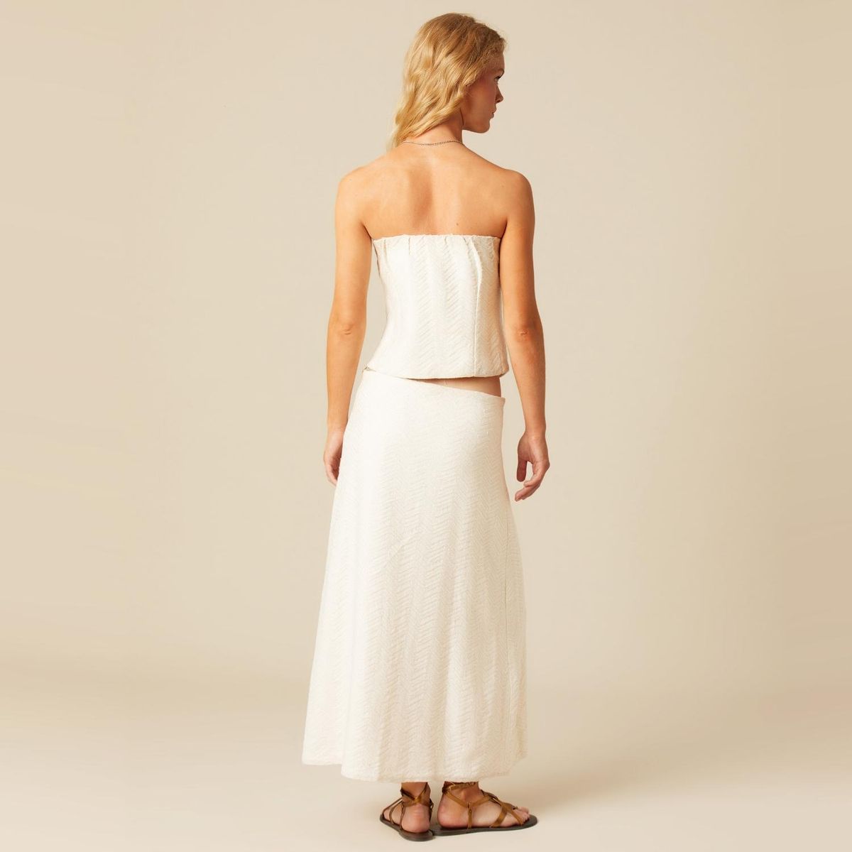 NICOLI - Top Bandeau Zigzag Mujer Nicoli