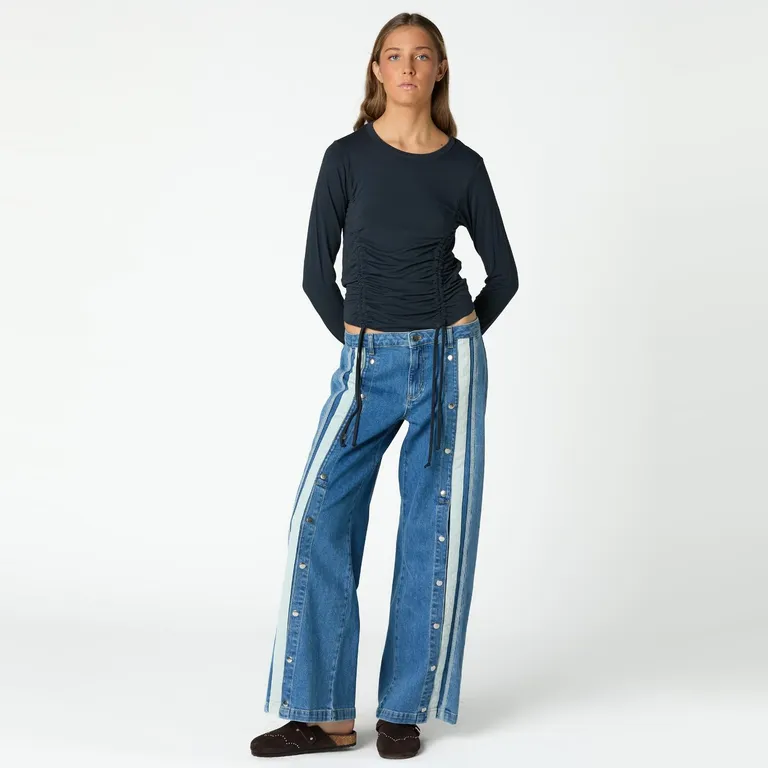 NICOLI Jeans Wide Leg Mujer