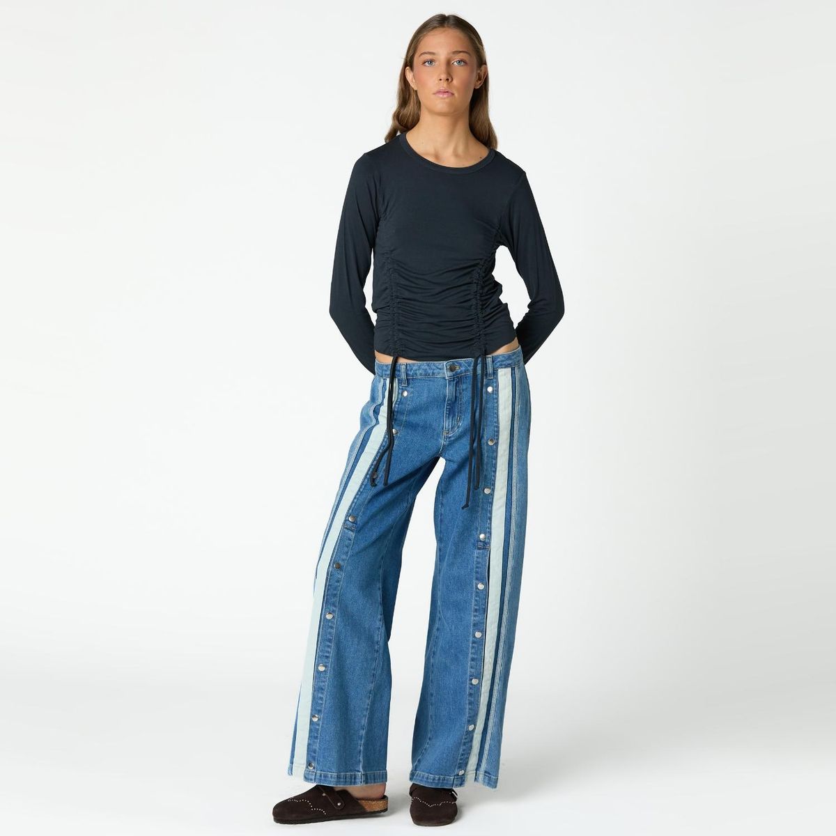 NICOLI - Jeans Wide Leg Mujer Nicoli