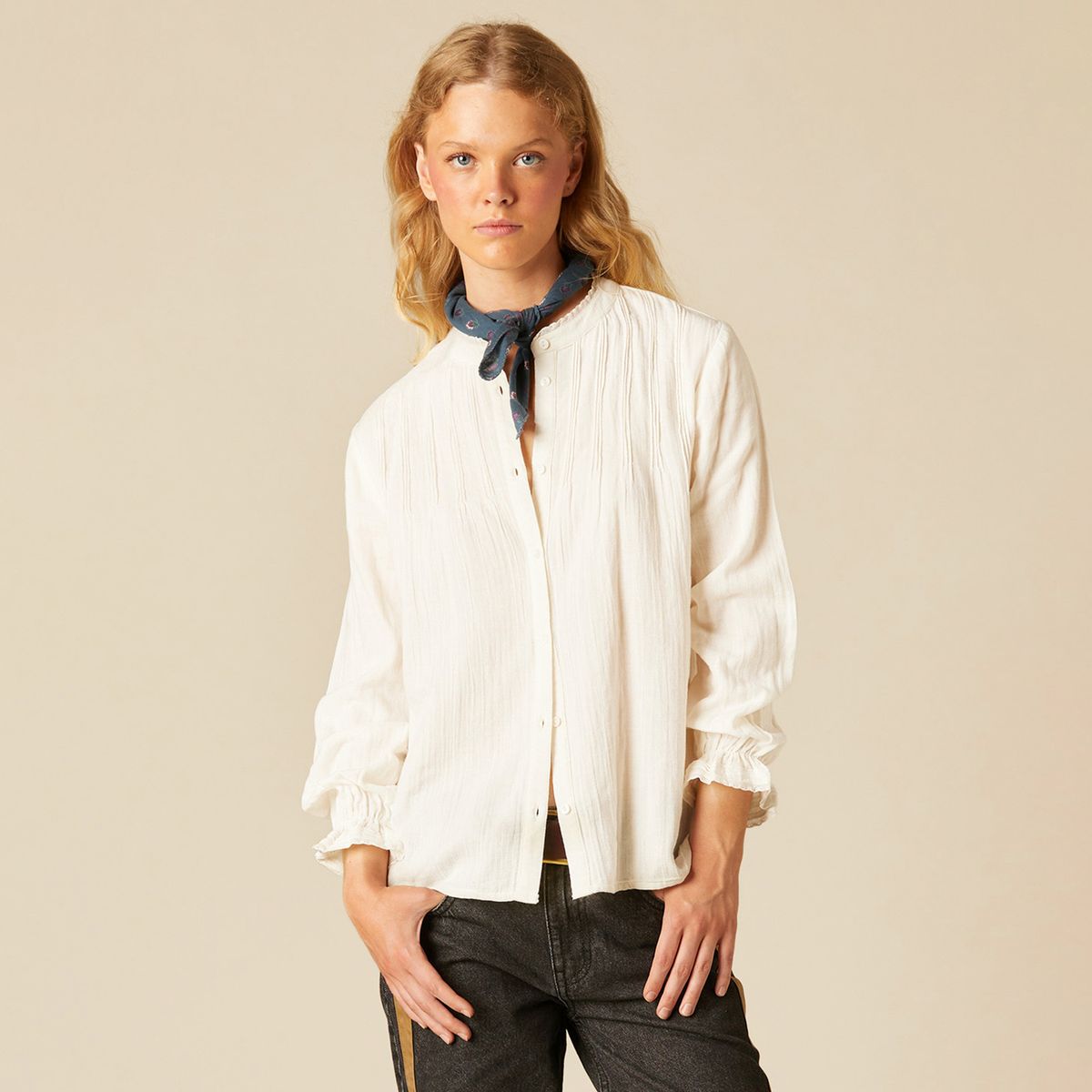 NICOLI - Blusa Jaretas Mujer Nicoli