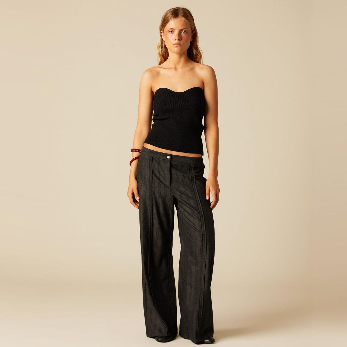 NICOLI - Pantalón Bolsillos Saddle Mujer Nicoli