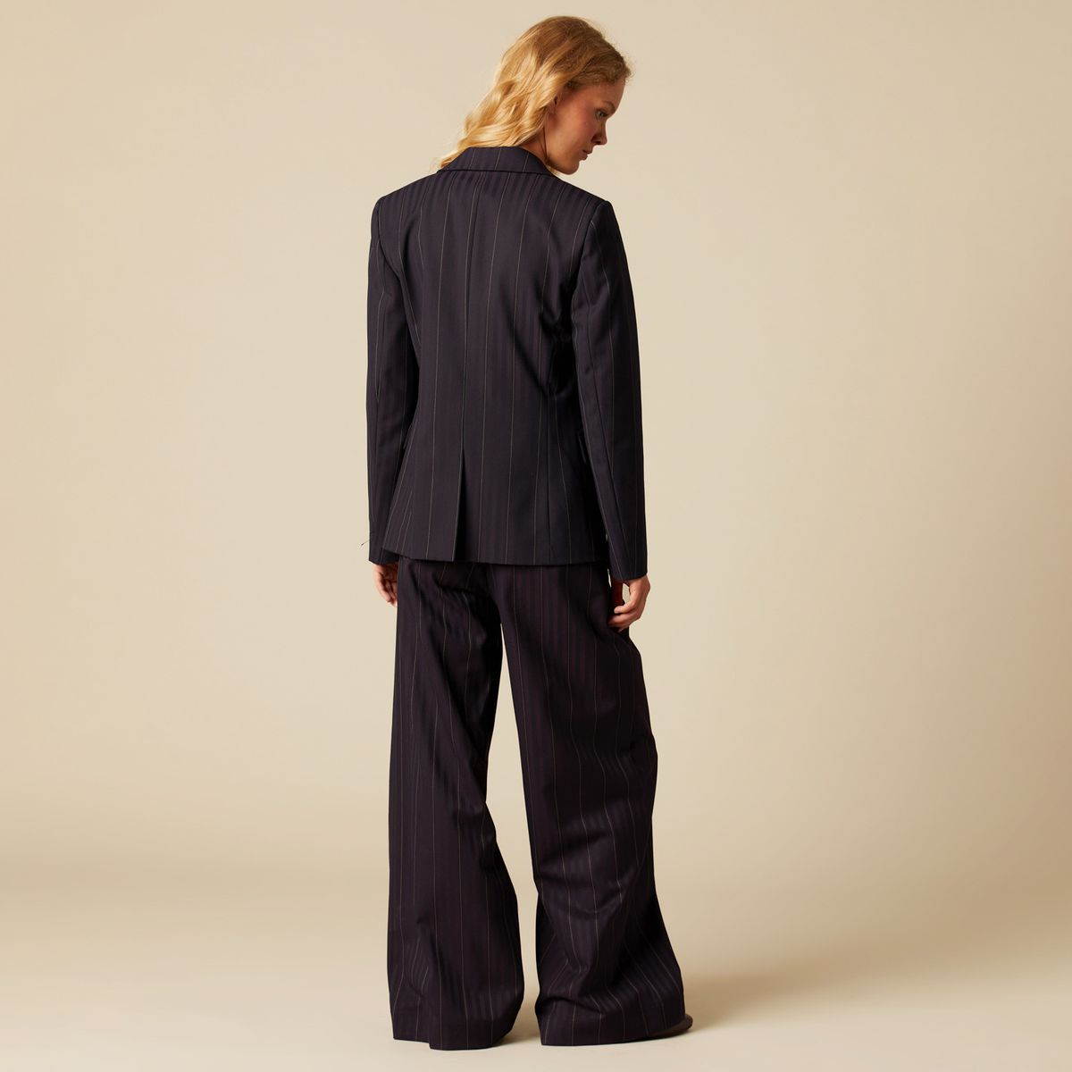 NICOLI - Blazer Rayas Mora Mujer Nicoli